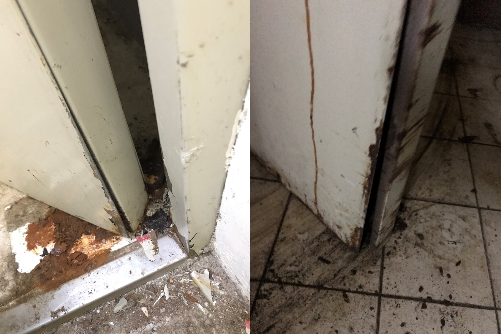 逃生梯防火門故障無法關閉 | 臺北市立成功高級中學