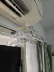 後面那台冷氣機會漏水