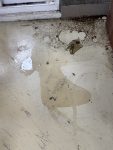 蒸飯箱上方天花板漏水
