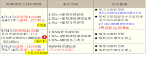 科技大學申請入學5-6學期疑義申請期程及反映管道